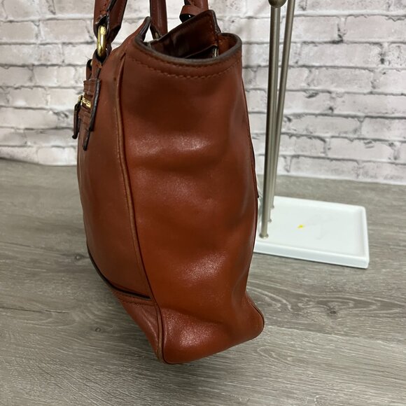 Coach Legacy Mini Tanner 2Way Brown Leather Bag Style 48894 Rare - Picture 3 of 6